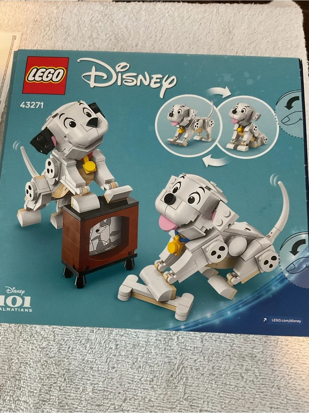 LEGO Disney Lucky & Penny 101 Dalmatians Puppies - 43271 Complete Box